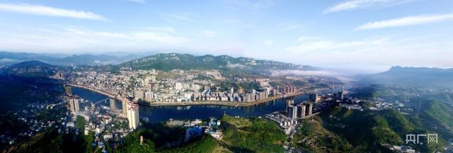 思南全景(央广网发 思南县委宣传部供图)