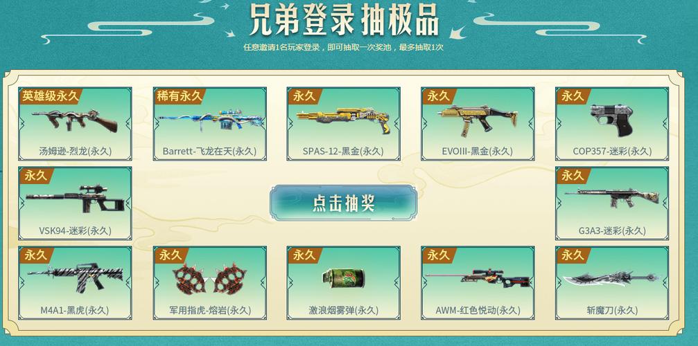 cf龙太子永久活动