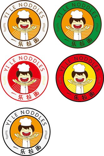 一乐拉面logo设计