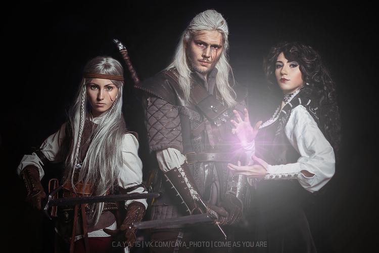 the witcher - ciri, geralt and yennefer
