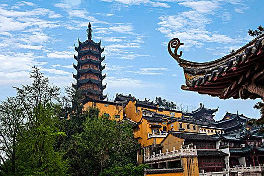 金山寺慈寿塔飞檐图片