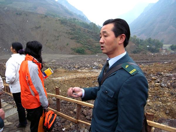 12"汶川地震半年祭]"工兵小蚂"的青川日记之二:东河口地震遗址公园
