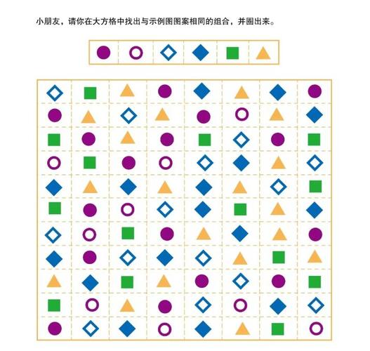 视知觉专项训练 为孩子提供密集持续的视知觉功能训练,如视觉分辨的