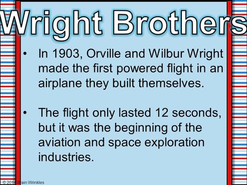 in 1903, orville and wilbur wright made the first powered
