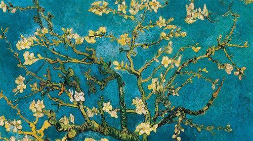 求梵高杏花的高清大图