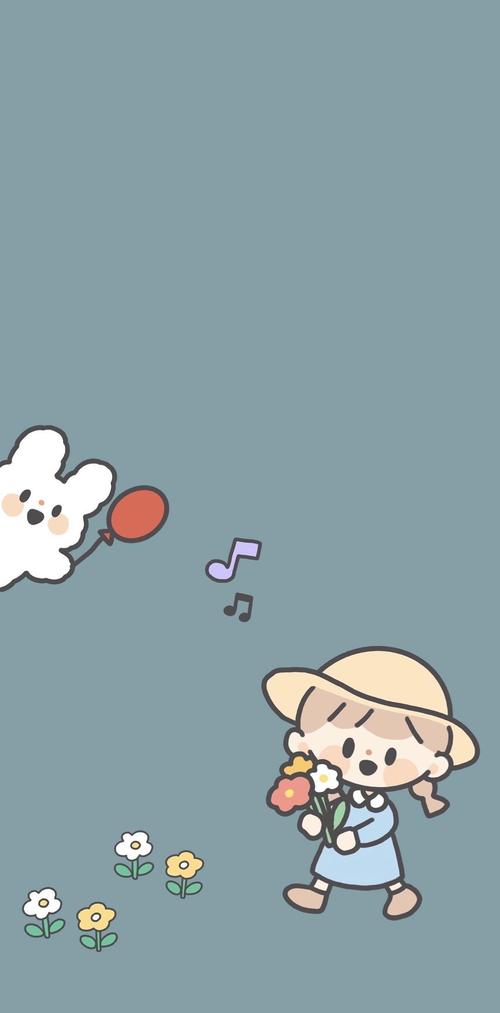 阿卓壁纸,自己用黄油相机上的贴纸拼的