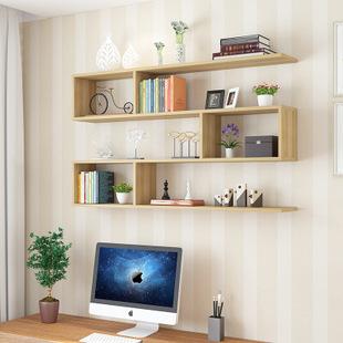 墙上壁挂墙架吊柜挂柜墙壁柜现代简约墙柜书架书柜酒架置物架