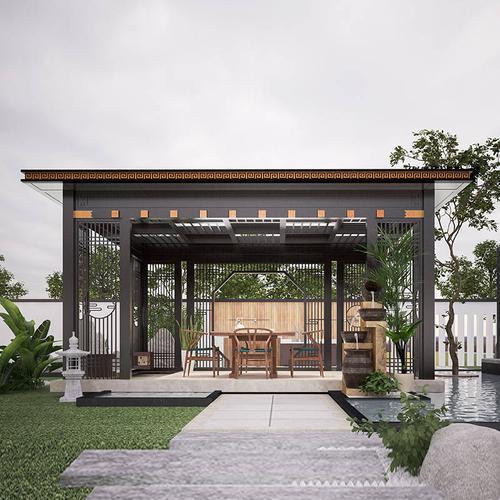 新中式凉亭不仅简约大气,更显不凡魅力,"新"远远不只这些