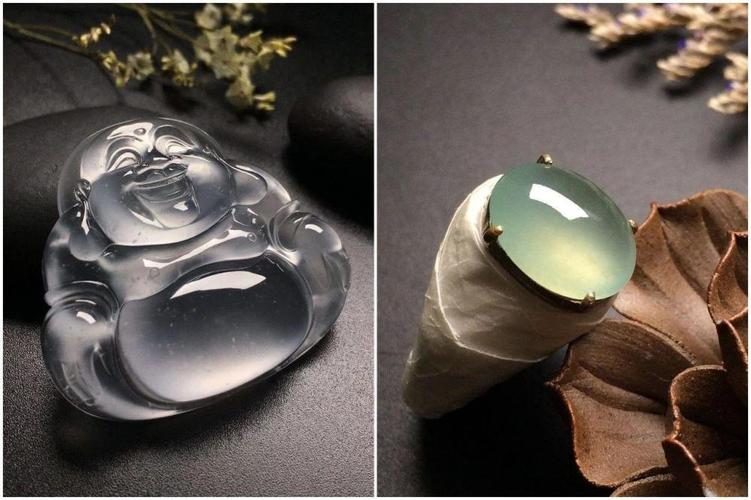 翡翠的"莹光"与"荧光"