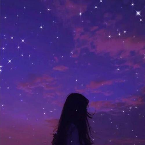 滤镜闪闪真人女生背影头像