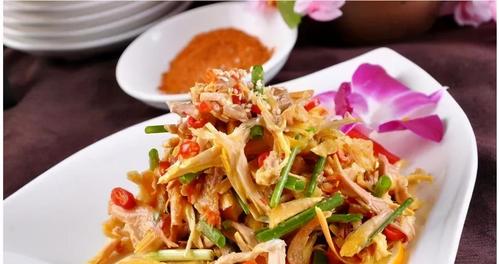 傣味柠檬手撕鸡