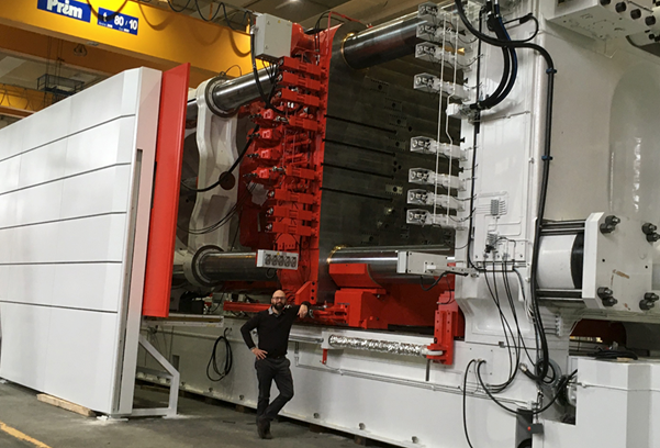 idra 集团新款giga press系列 ol 5500cs型压铸机可用于生产大型铝材