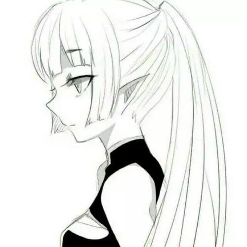 头像素描女帅气头像动漫头像