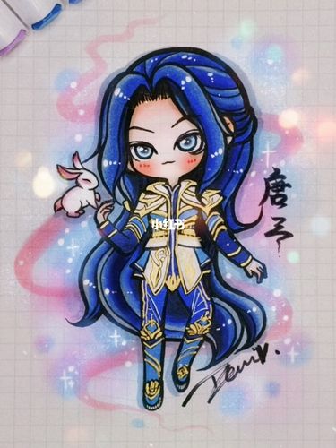 78唐三可爱手绘～_手绘_斗罗大陆_知识_艺术