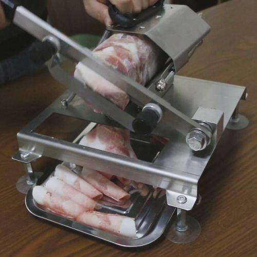 手动羊肉卷切片机家用切肉片肥牛火锅削肉机刨冻肉神器商用小型