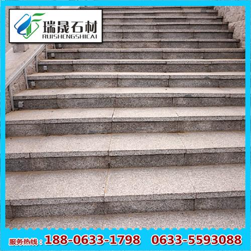现货五莲红台阶石 室外专用红色花岗岩台阶石 北方优质五莲红厂家