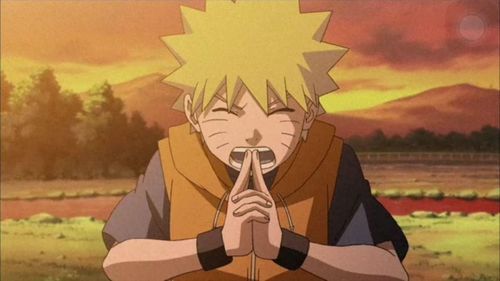 跟随自来也外出修炼,村子里其他忍者都成为中忍甚至上忍,那个时候鸣人