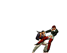 拳皇2002 结尾搞笑gif