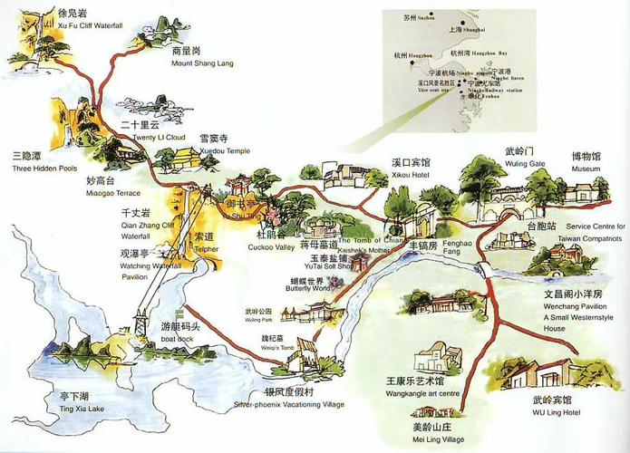 【溪口风景区】地址,电话,简介(宁波市)_图吧地图