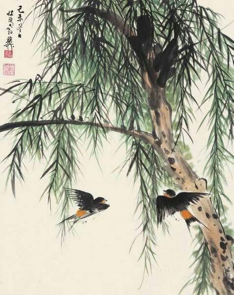 吹出燕剪绿柳稍