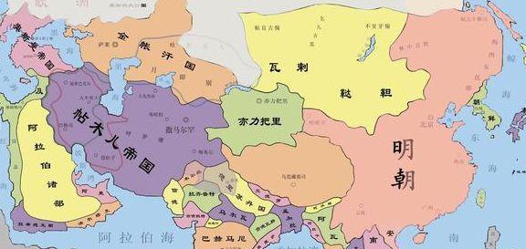 明朝疆域和势力范围的演变从永乐皇帝之后就一直处于萎缩状态