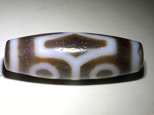 藏传藏密金刚四眼老天珠