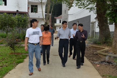 江西省水利厅孙晓山厅长督查指导共青城市和安福县水利建设工作