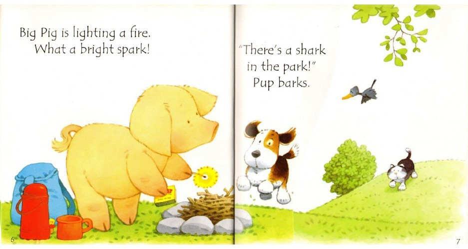 绘本-shark in the park 公园里面有鲨鱼