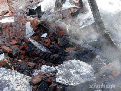 30辽宁铁岭市昌图县双庙子镇鞭炮爆炸事故现场 