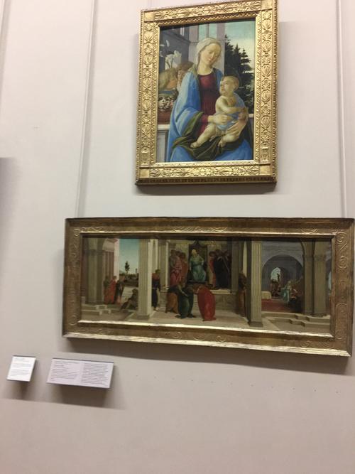 卢浮宫博物馆外景,内部画展,大理石雕像与古文文发展史