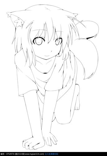 女孩跪着简笔画 (第5页)