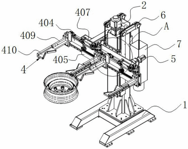 一种轮毂抓取三轴机械手的制作方法