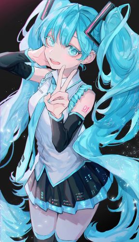 初音未来# miku 画师:神咲 真琴 - 堆糖,美图壁纸兴趣社区
