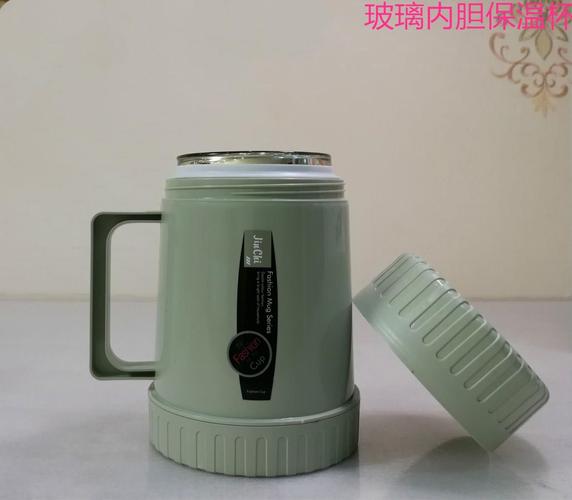 玻璃内胆保温杯大容量老式保暖杯真空双层带盖新老款镀银水杯怀旧