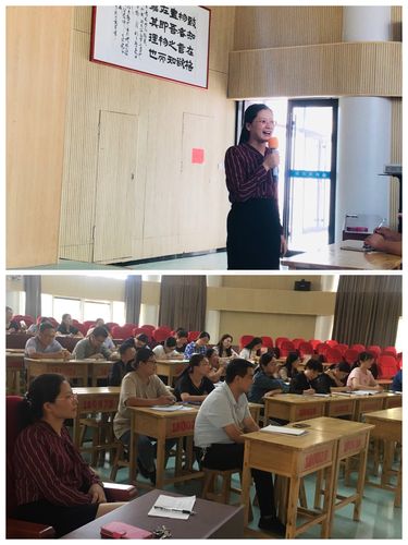 岚山区第一中学副校长王振锋,教科处主任丰艳珍,高三级部主任滕兆青