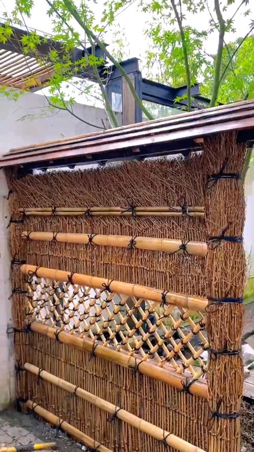 日式禅意布景丨竹篱笆施工_禅意空间_家居家装_装修