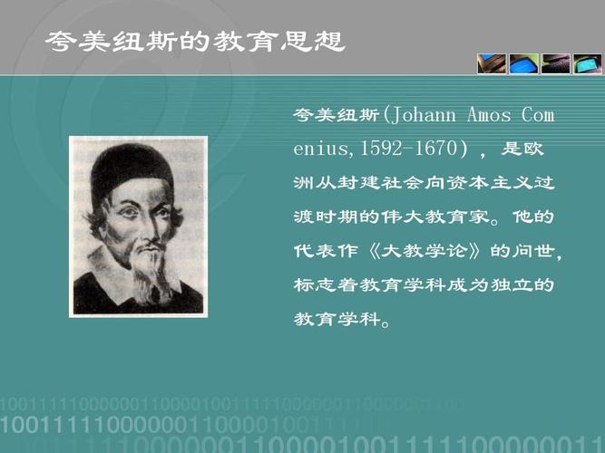 夸美纽斯的教育思想ppt