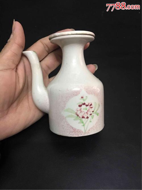 民国花酒壶