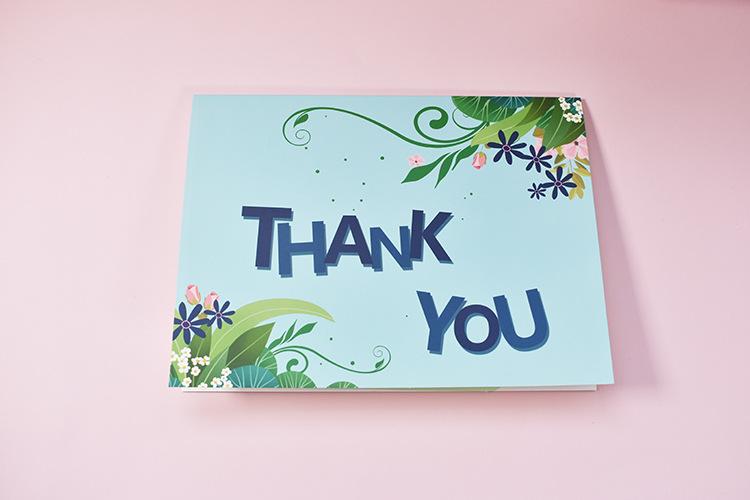 跨境立体贺卡thankyou感谢卡父亲节感恩卡片商务祝福