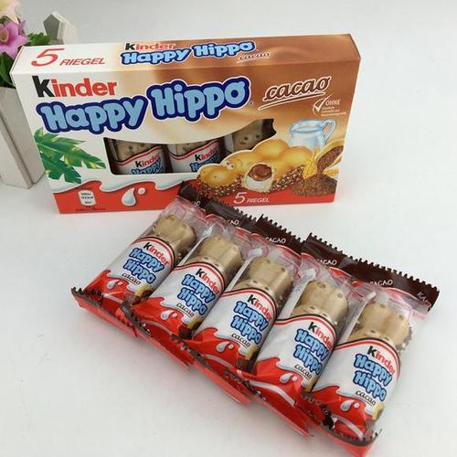 德国进口健达kinder happy hippo健达开心河马巧克力