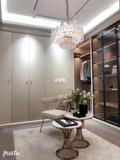 美克美家 玻璃铝框 定制衣柜