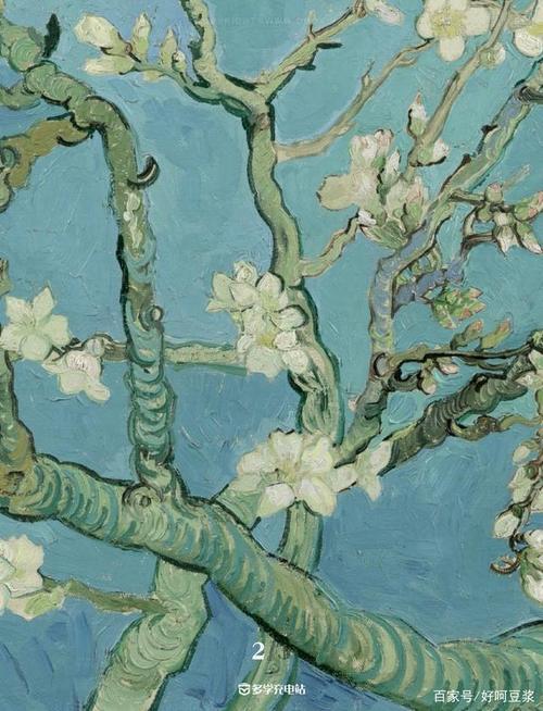 每日一画|《盛开的杏花》文森特·梵高