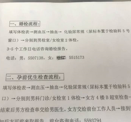 免费强制婚检,但是项目真的是很尴尬