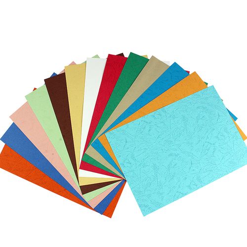 克彩色卡纸十色纸皮纹纸装订彩纸装订封面纸 160 加皮纹纸 a3 a4 包邮