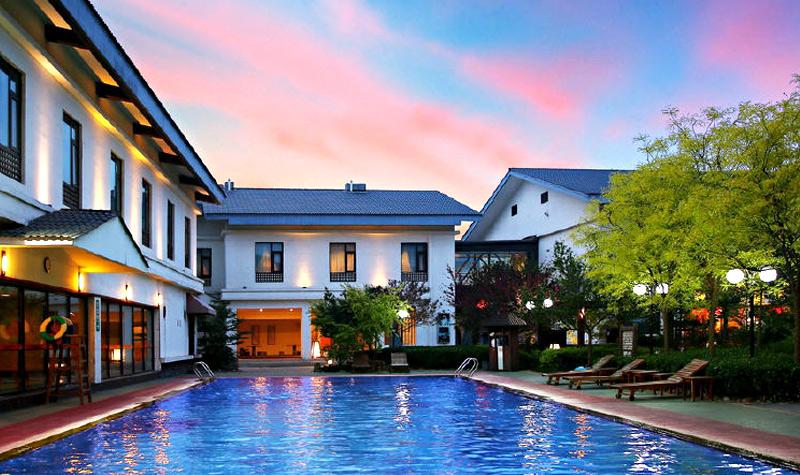 泡国御养生温泉,住度假区内石家庄国御温泉假日酒店,享田园度假生活