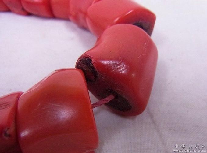 清代 红珊瑚项链