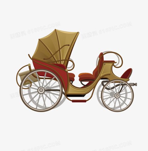 图精灵 免抠元素 卡通手绘 > 民国时期的黄包车