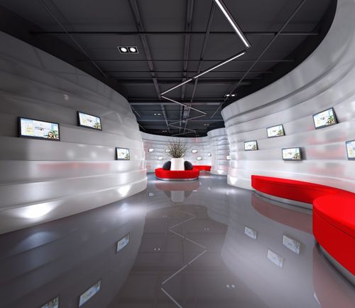 化工材料江苏展厅装修设计-上海高恒装饰设计