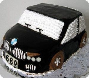 北京生日蛋糕速递 鲜奶蛋糕 水果蛋糕 巧克力 小汽车黑色宝马