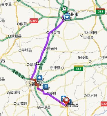 求大神帮忙 沧州到临邑不走高速多少公里 具体路线是什么 小弟不胜